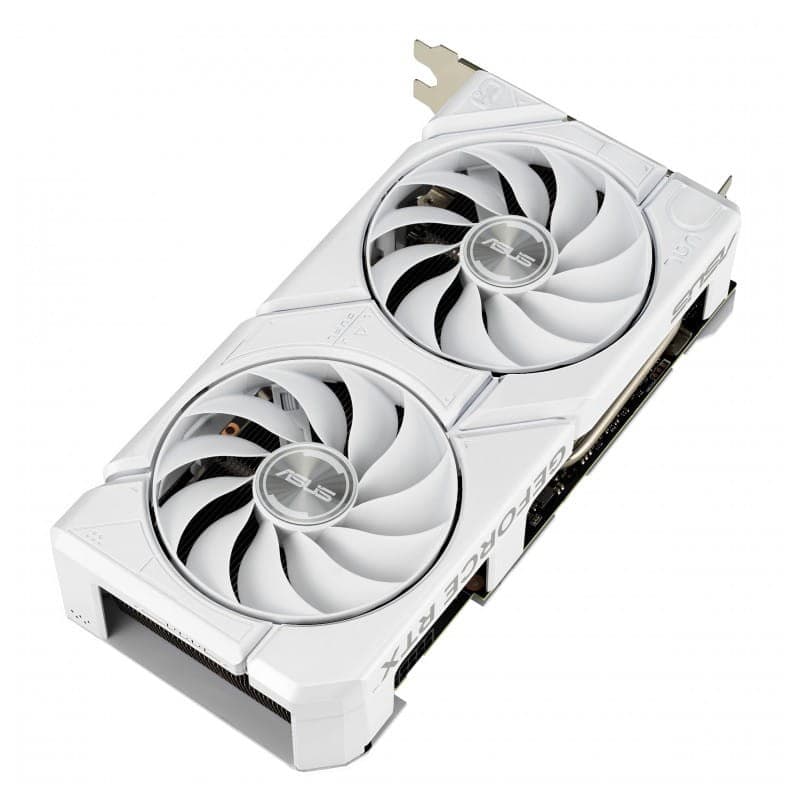 Placa gráfica ASUS DUAL-RTX4070 O12G EVO Branco 12 GB GDDR6X - Imagem de ventoinha