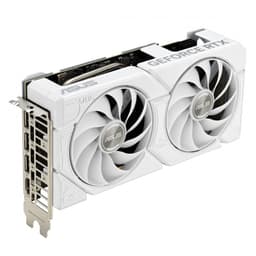 ASUS DUAL-RTX4070 O12G EVO White 12 GB GDDR6X - Placa gráfica - Imagem de portas e ventoinhas