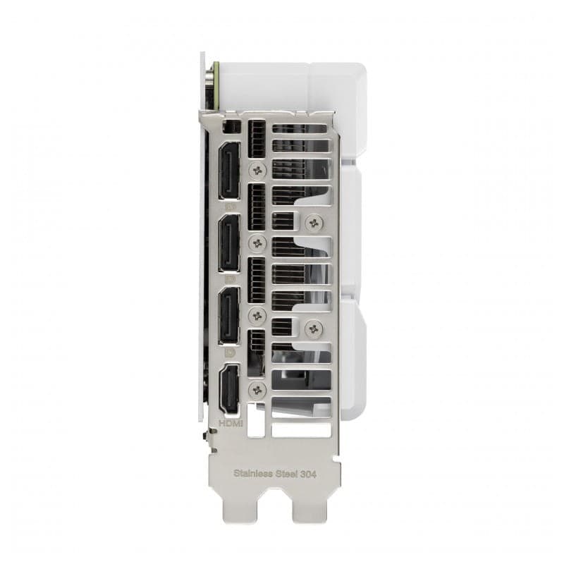 ASUS DUAL-RTX4070 O12G EVO Branco 12 GB GDDR6X - Placa Gráfica Portas de Imagem