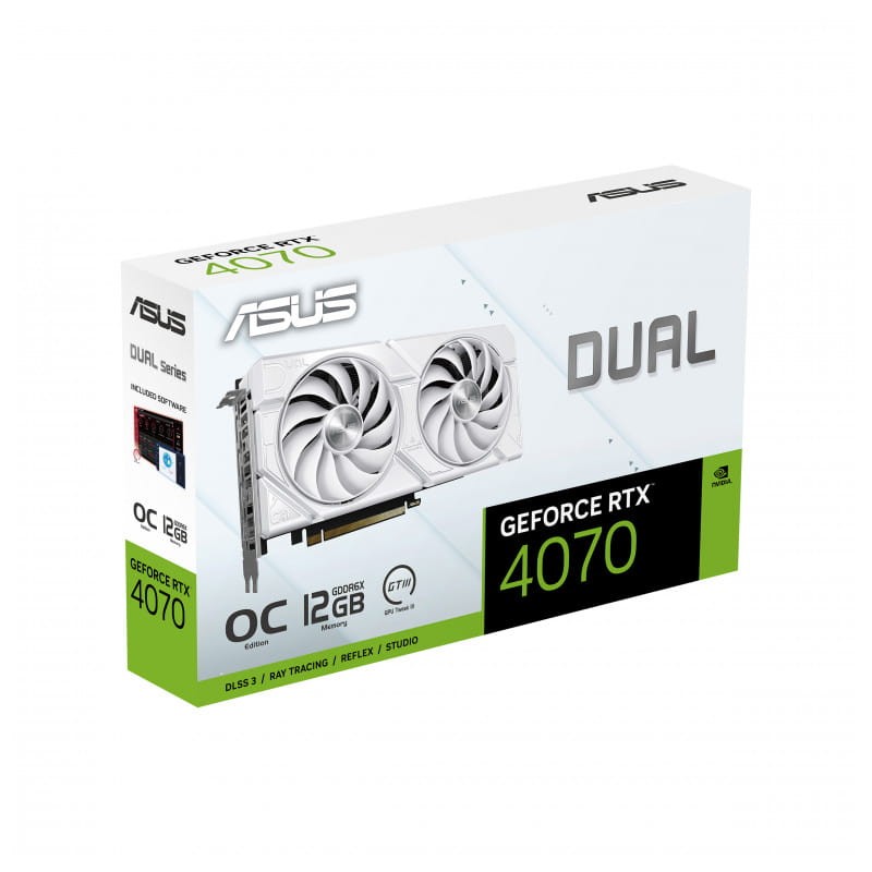 ASUS DUAL-RTX4070 O12G EVO Blanco 12 GB GDDR6X - Tarjeta gráfica - Ítem8