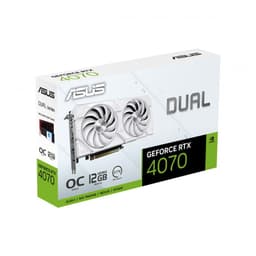 ASUS DUAL-RTX4070 O12G EVO White 12 GB GDDR6X - Imagem da caixa da placa gráfica
