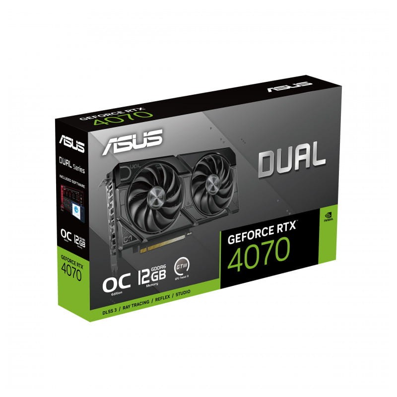 ASUS DUAL-RTX4070-O12GD6-EVO 12 GB GDDR6 - Tarjeta gráfica - Item10