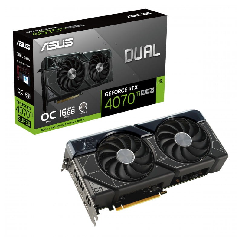 ASUS Dual RTX4070TIS 16 GB GDDR6X - Tarjeta gráfica - Ítem