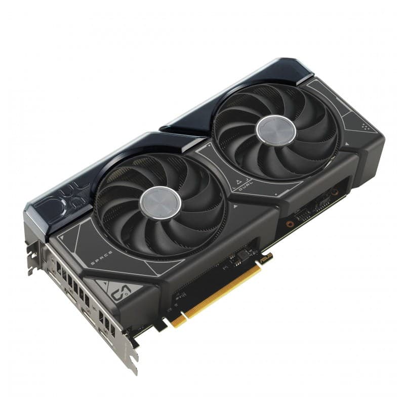 ASUS Dual RTX4070TIS 16 GB GDDR6X - Fan Side Image Graphics Card