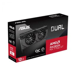 ASUS Dual RX7700XT 12 GB GDDR6 - Tarjeta gráfica caja