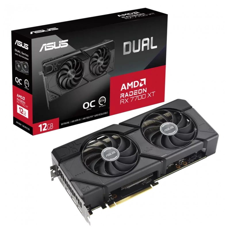 ASUS Dual RX7700XT 12 GB GDDR6 - Carte graphique - Ítem