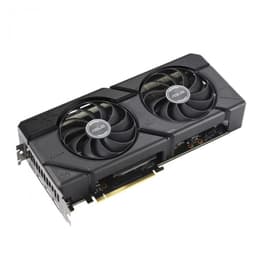 ASUS Dual RX7700XT 12 GB GDDR6 - Tarjeta gráfica imagen de los ventiladores y pines
