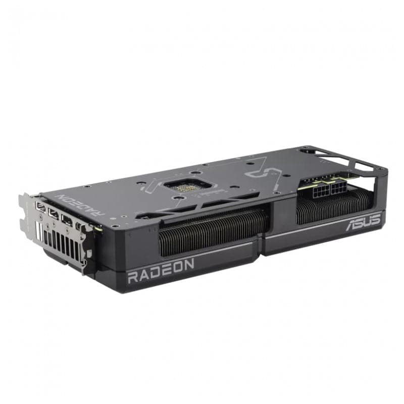 ASUS Dual RX7700XT 12 GB GDDR6 - Tarjeta gráfica imagen trasera y puertos
