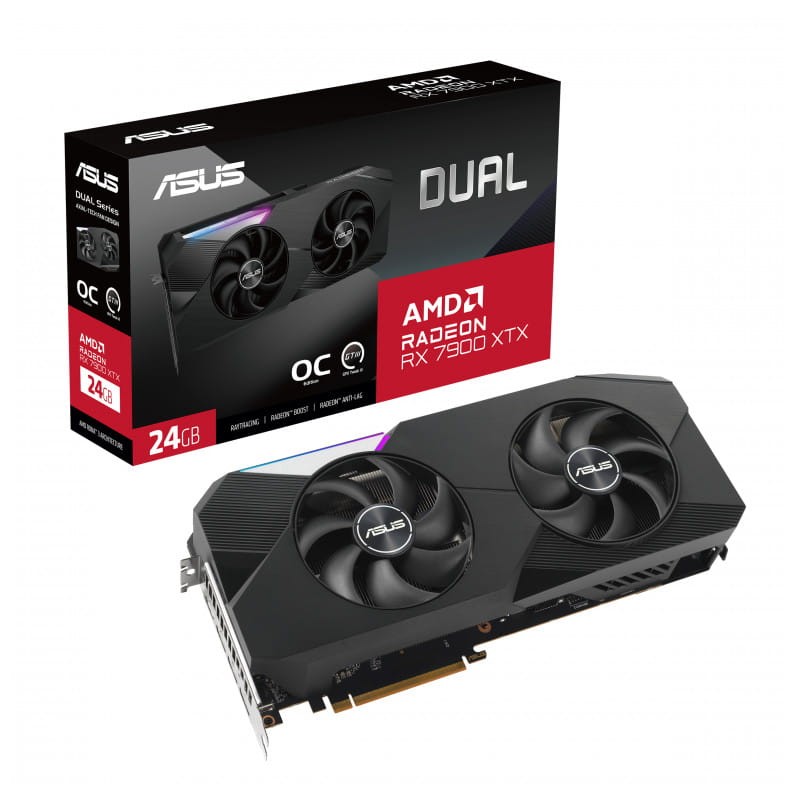 ASUS Dual RX7900XTX AMD Radeon 24 GB GDDR6 - Tarjeta gráfica - Ítem