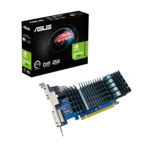 ASUS GT710-SL-2GD3-BRK-EVO NVIDIA GeForce GT 710 2 GB GDDR3 Negro – Tarjeta Gráfica