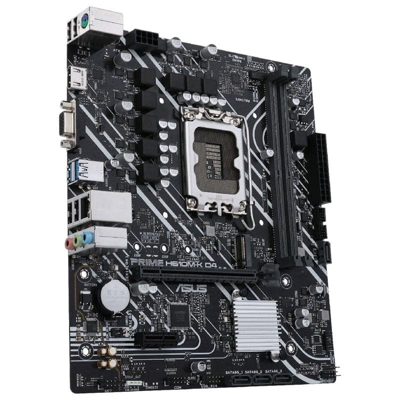 Plaque base Asus Prime H610M-K LGA 1700 - Puissant