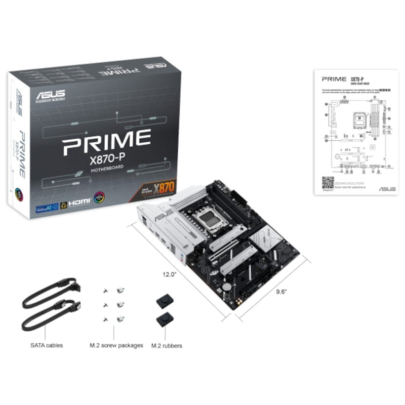 ASUS PRIME X870-P AMD X870 Zócalo AM5 ATX - Placa base - Ítem7