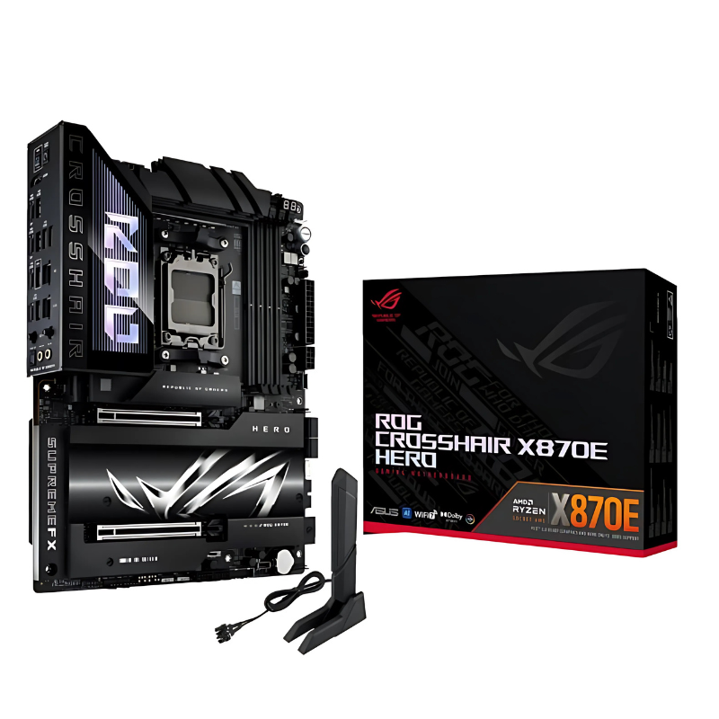 ASUS ROG CROSSHAIR X870E HERO AMD X870E Socket AM5 ATX - Item