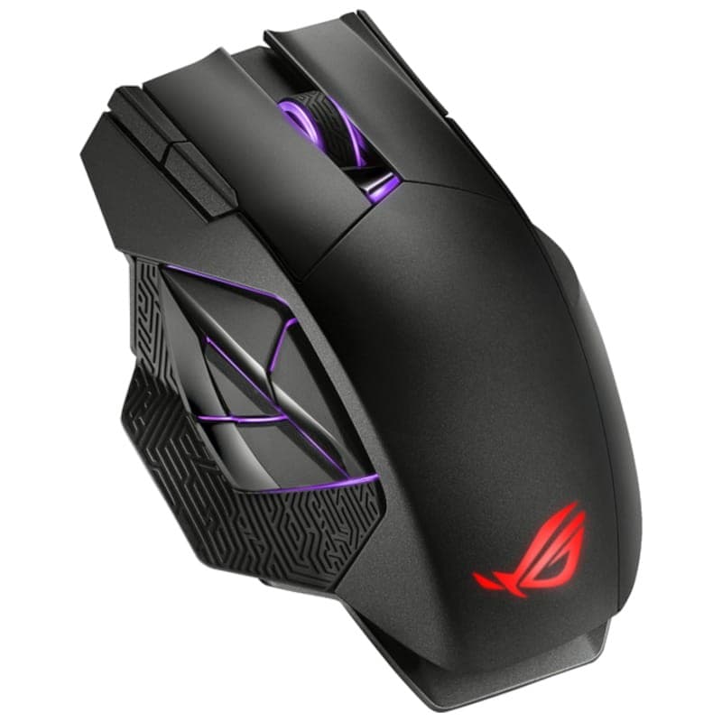 ASUS ROG Spatha X USB Negro - Ratón Gaming - 19000 DPI Vista Superior