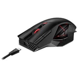 ASUS ROG Spatha X USB Preto - Mouse para jogos - Vista frontal de 19000 DPI com cabo USB