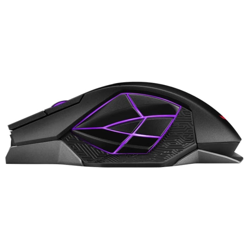 ASUS ROG Spatha X USB Negro - Ratón Gaming - 19000 DPI Vista lateral