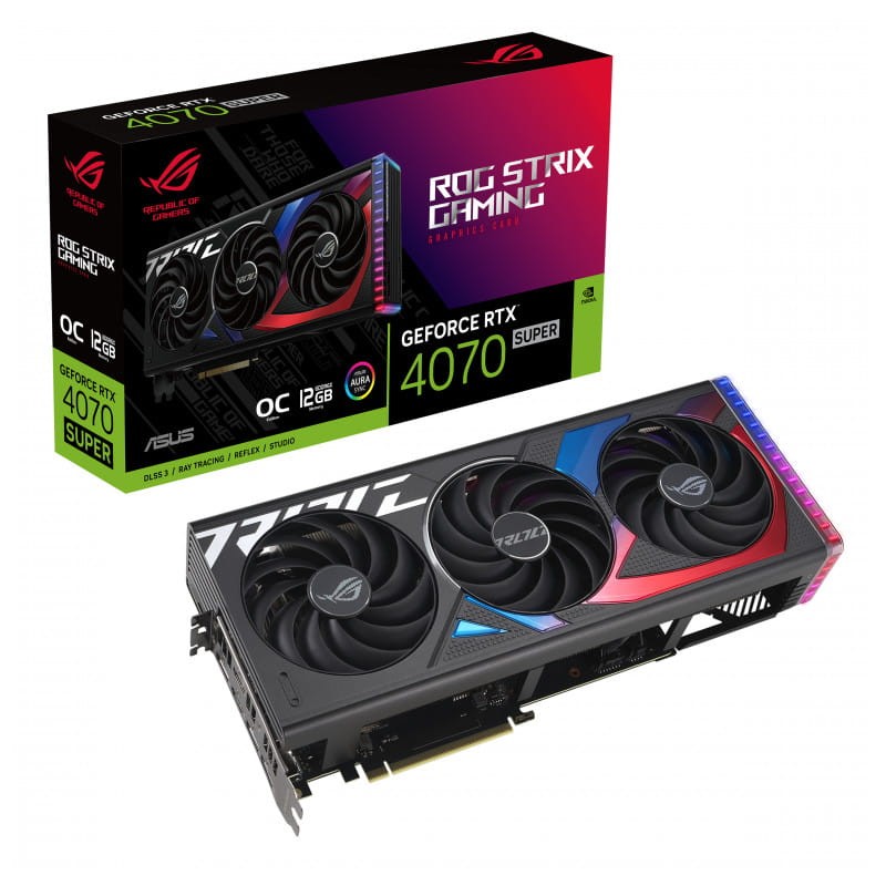 ASUS ROG STRIX RTX4070S SUPER 12 GB GDDR6X - Carte graphique - Ítem