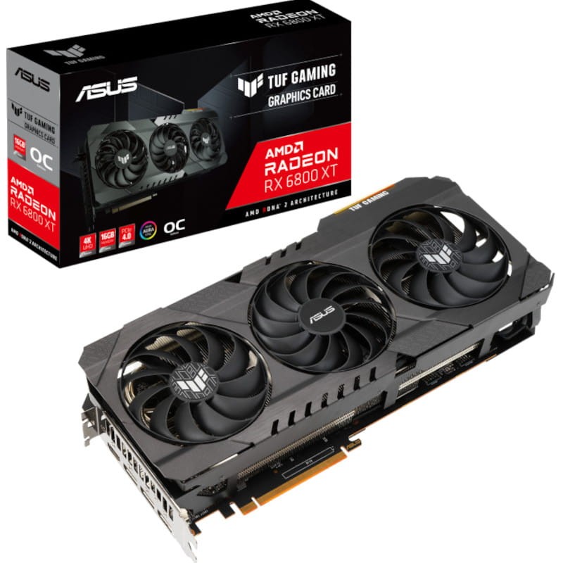 ASUS TUF Gaming AMD Radeon RX 6800 XT 16 GB GDDR6 - Placa Gráfica - Item