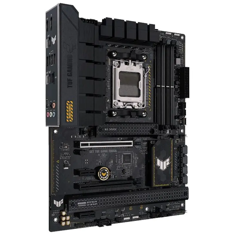 ASUS TUF GAMING B650-PLUS AM5 ATX - Placa base Lateral izquierdo