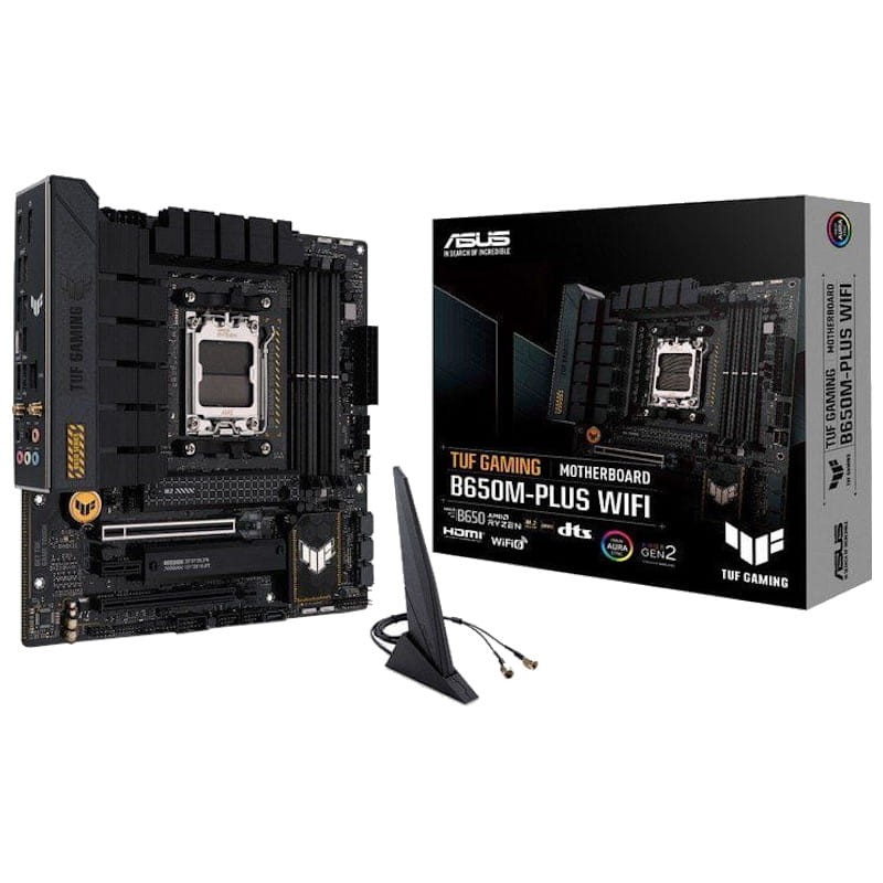 ASUS TUF GAMING B650M-PLUS WI-FI AMD B650 AM5 micro ATX - Placa Base - Ítem