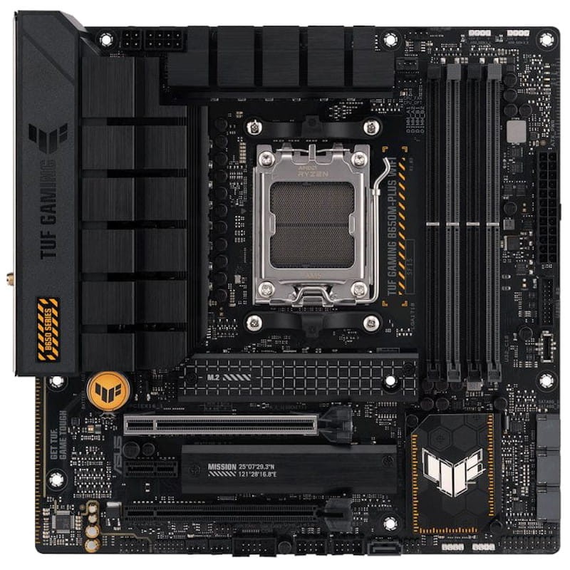 ASUS TUF GAMING B650M-PLUS WI-FI AMD B650 AM5 micro ATX - Placa Base - Ítem1