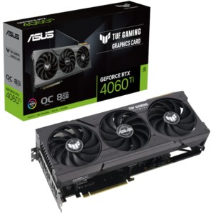 ASUS TUF Gaming NVIDIA GeForce RTX 4060 Ti 8 Go GDDR6 Noir - Carte graphique