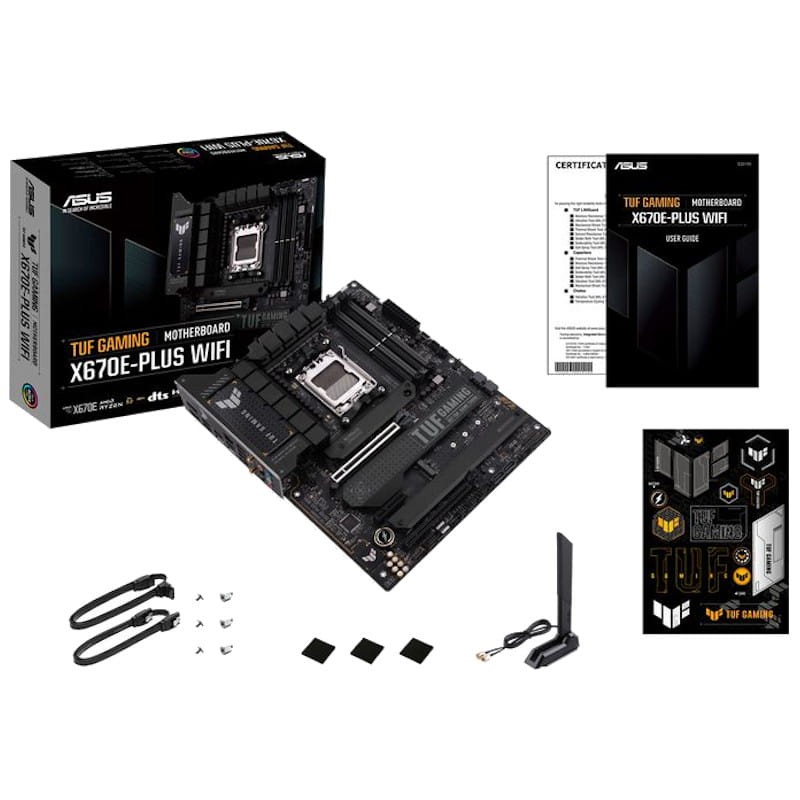 Placa-mãe ASUS TUF GAMING X670E-PLUS WIFI AM5 ATX - Item10