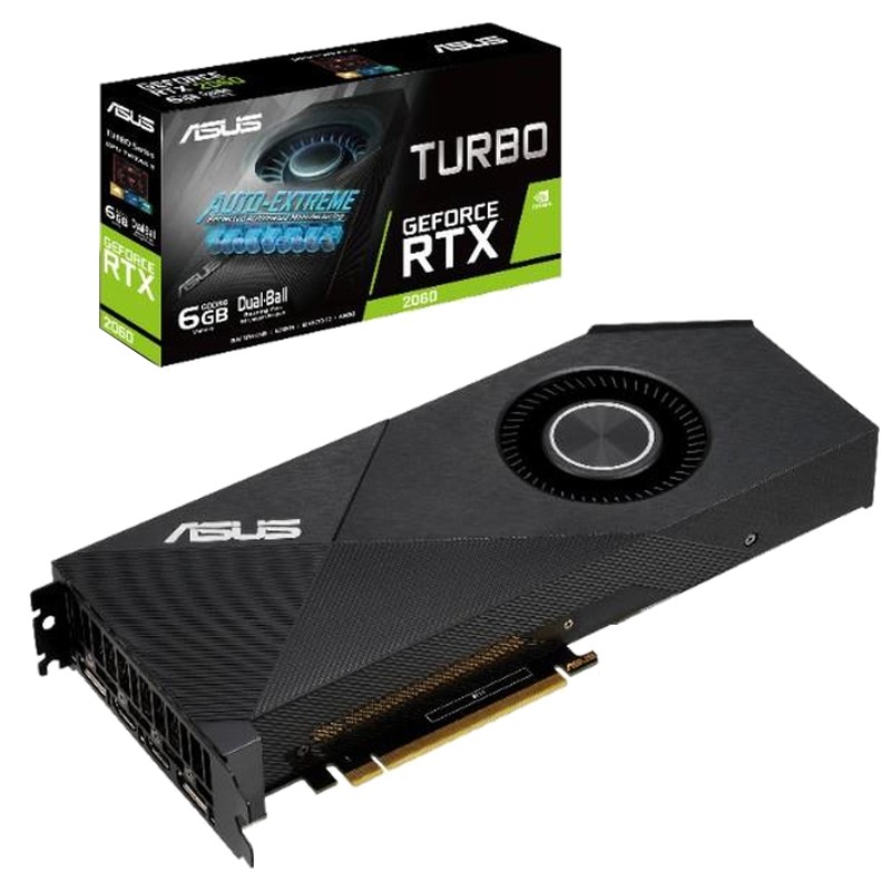 Placa Gráfica Asus Turbo GeForce RTX 2060 Auto Extreme 6 GB GDDR6