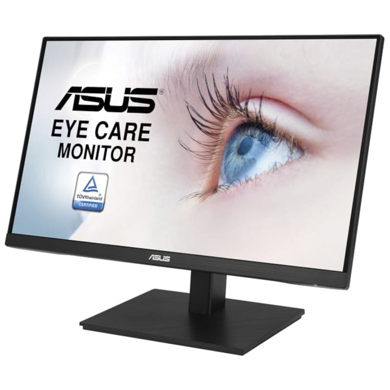 Asus VA24EQSB 23.8 FullHD IPS Negro – Monitor vista frontal lado izquierdo 