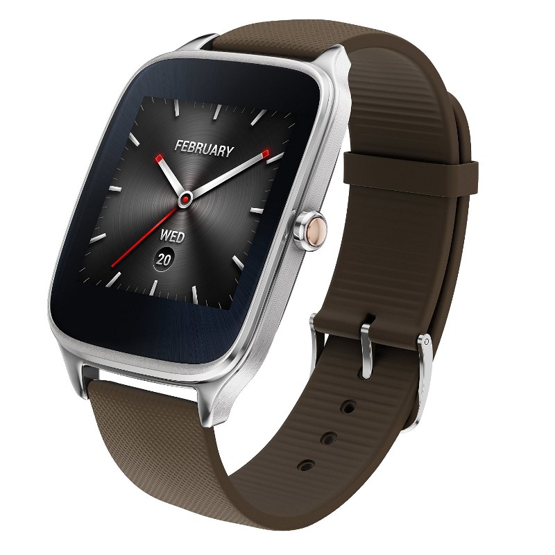 Asus ZenWatch 2 WI501Q Plateado Goma Taupe