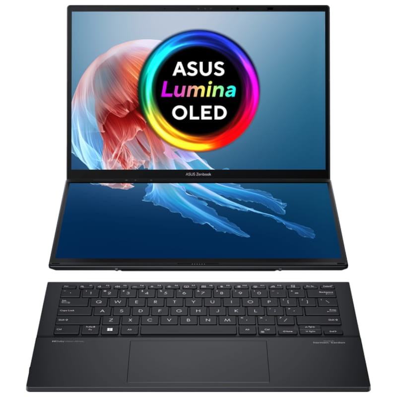 ASUS Zenbook Duo OLED UX8406MA-PZ255W Intel Core Ultra 9 185H/ 32GB/1TB/ 14 / W11 Home Gris Tintero - Portátil - Ítem