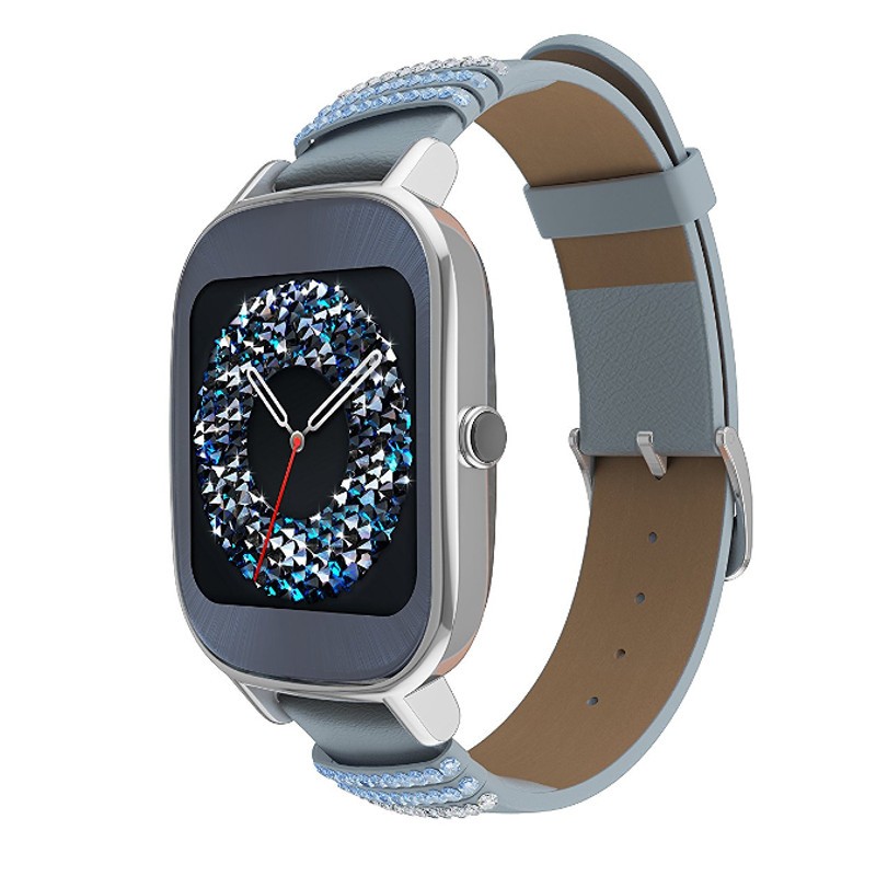 Asus ZenWatch 2 WI502Q Plata Swarovski Edition Cuero