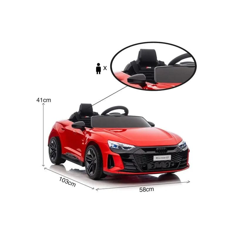 Audi RS E-Tron GT 12V Rouge- Voiture électrique pour enfants - Ítem8