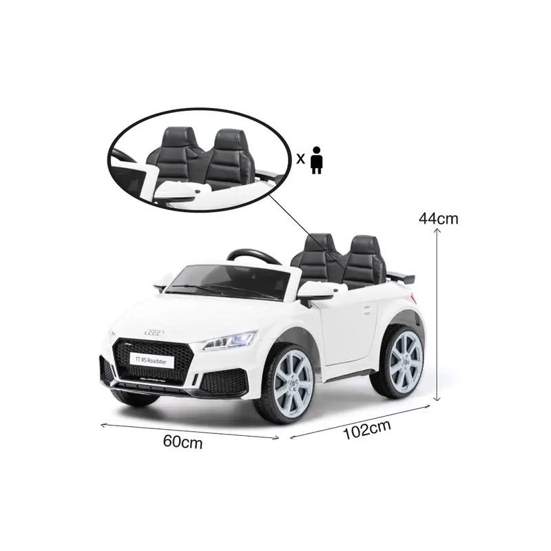 Audi TT Rs Premium Blanco - Coche eléctrico para niños - Ítem12