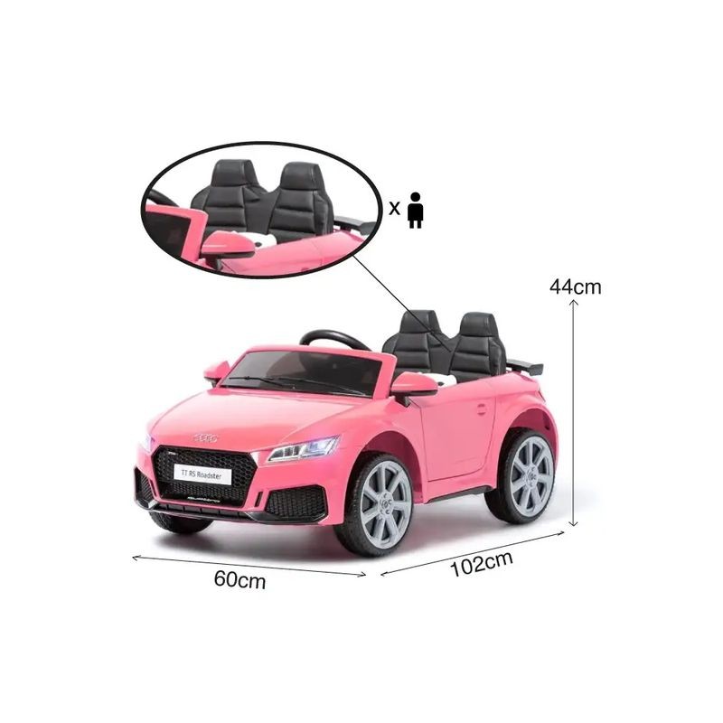 Audi TT Rs Premium Rosa - Coche eléctrico para niños - Ítem10