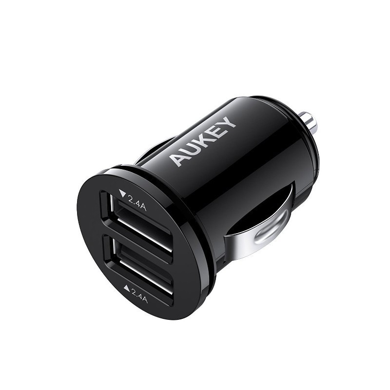 AUKEY CC-S1 Carregador de carro 2 portas USB