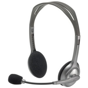 Casque Headband Logitech H110 Argent