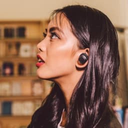 Fones de ouvido Audio-Technica ATH-CKR7TW TWS IE Bluetooth Preto - Poderoso