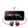 Auriculares Bluedio Al Bluetooth 4.2 - Cascos vistos por delante (diseño hip-hop con un rapero y salpicaduras de pintura) - Ítem4