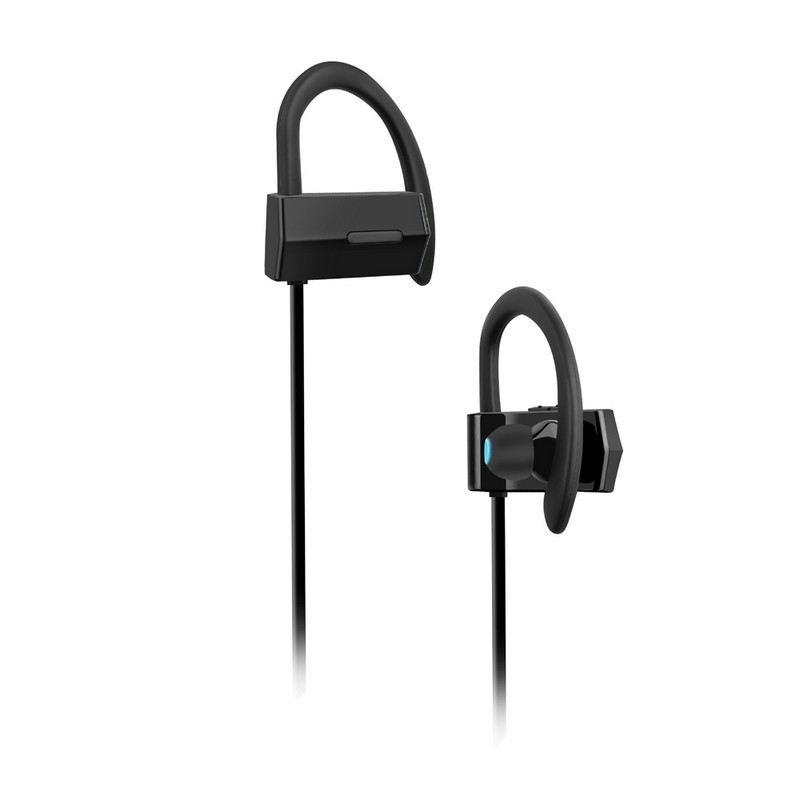 Auriculares Deportivos BH-5 Bluetooth 4.1 - Color Negro - Batería 100 mAH - Autonomía 3 - 4 horas - Bluetooth 4.1 + EDR - DIstancia 10 Metros - Micrófono con Función Manos Libres - Conectar Dos Dispositivos Bluetooth Simultáneos - Sujección Deportiva