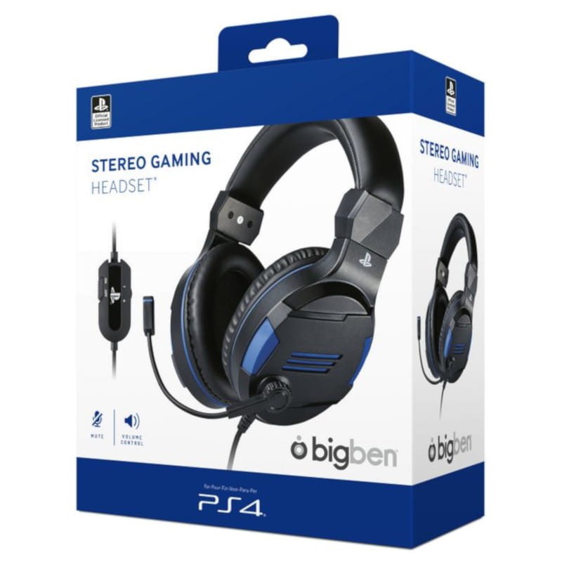Bigben PS4/PC Negro/Azul - Auriculares Gaming - Ítem3