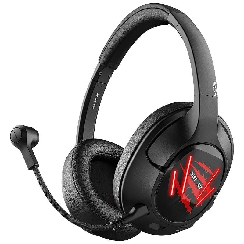 Auscultadores Gaming EKSA Air Joy Pro Preto/Vermelho - Item
