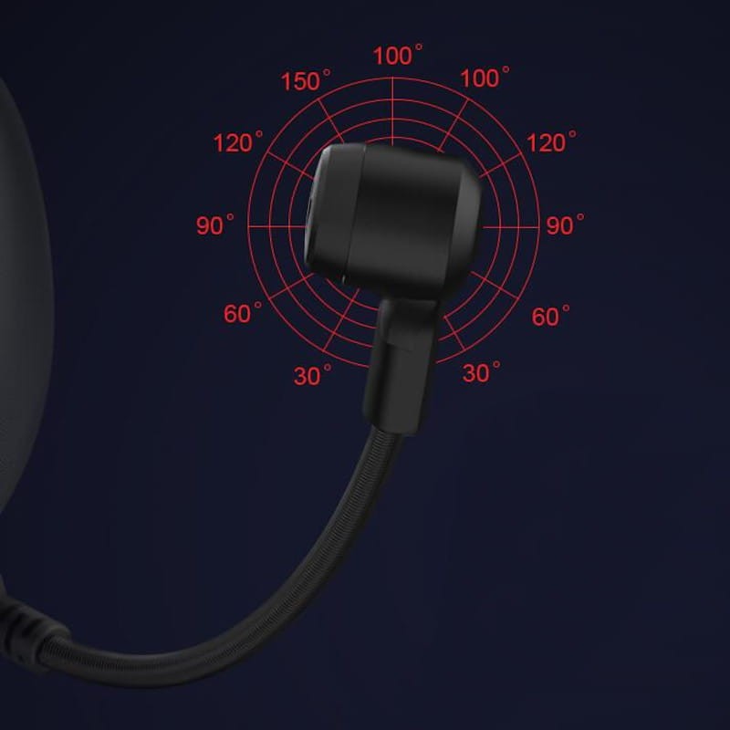 Auscultadores Gaming EKSA Air Joy Pro Preto/Vermelho - Item5