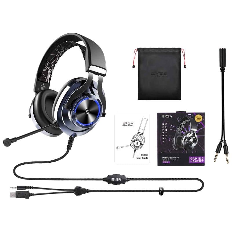 Auriculares Gaming EKSA E3000 Negro - Ítem5