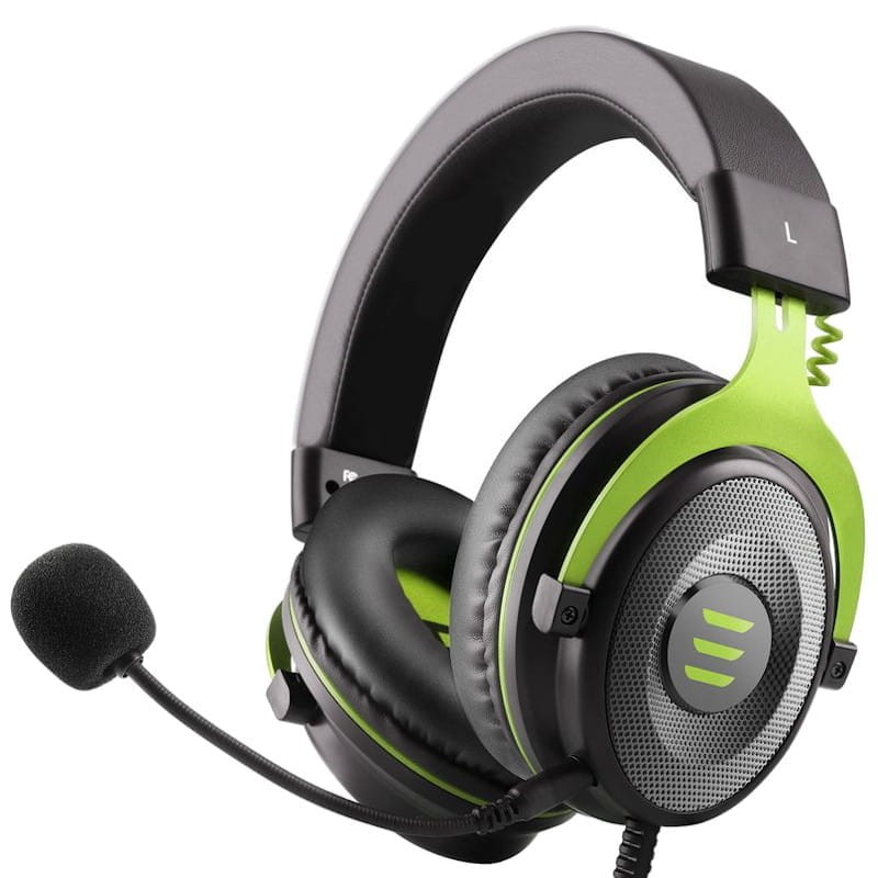 Auriculares Gaming Eksa E900 Negro/Verde - Ítem1