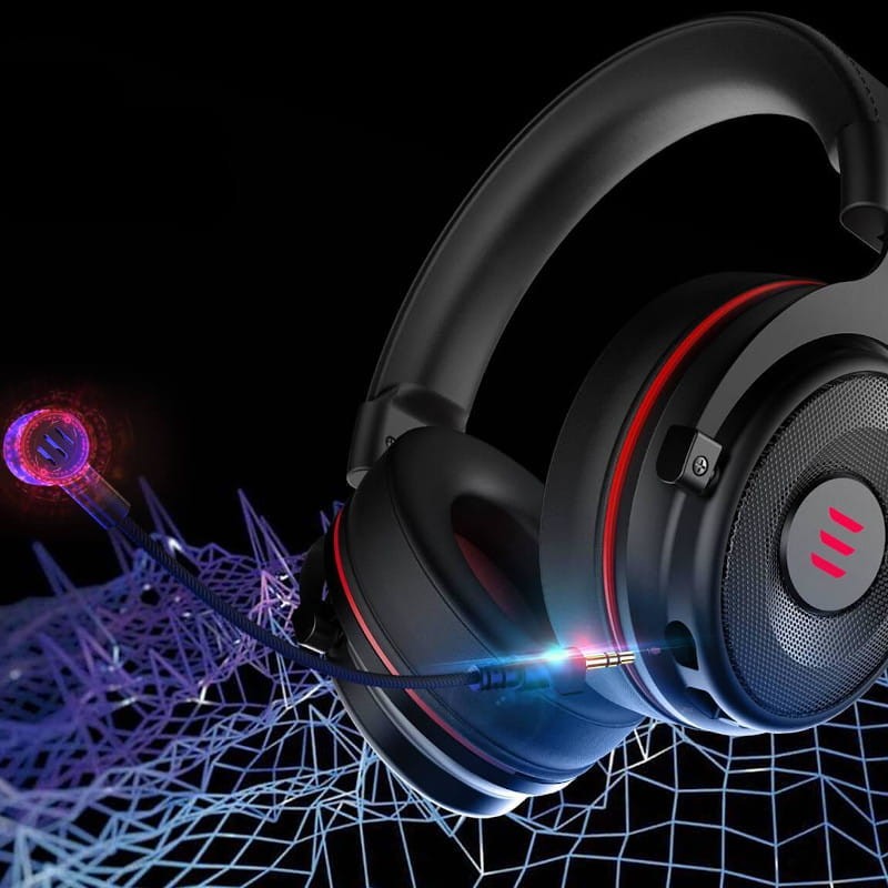 Auriculares Gaming EKSA E900 Pro Negro/Rojo - Ítem3