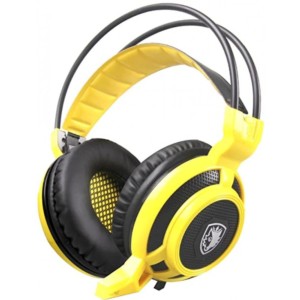 Auriculares Gaming Motospeed H19 Amarillo