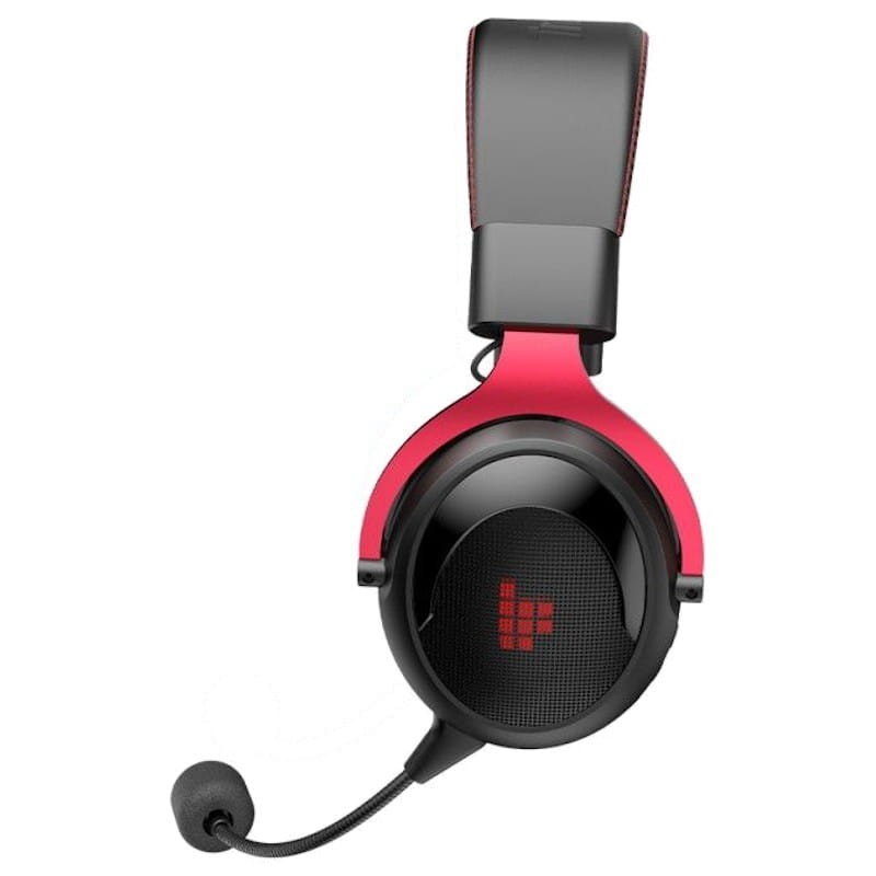 red and black ps4 headset