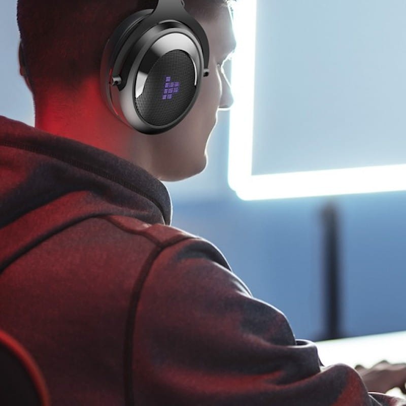 Tronsmart Shadow Wireless Rgb Black Violet Gaming Click here to learn how to make your gaming set up as ergonomic as possible. tronsmart shadow wireless rgb gaming headset pc ps4 xbox one nintendo switch black purple