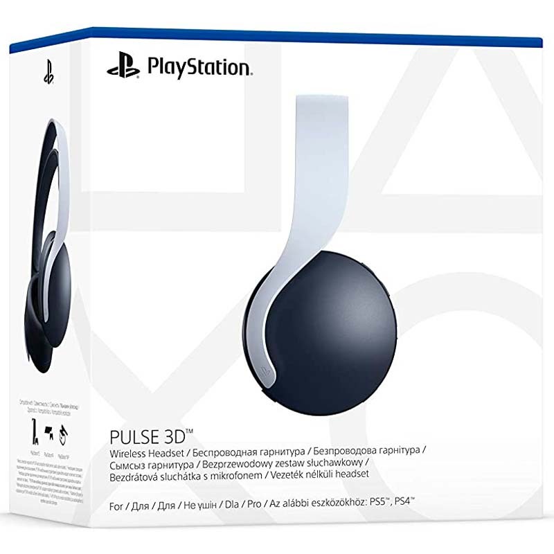 Auriculares gaming  Sony Pulse 3D, De diadema, Bluetooth, Cancelación de  ruido, USB-C, Jack 3.5mm, Blanco